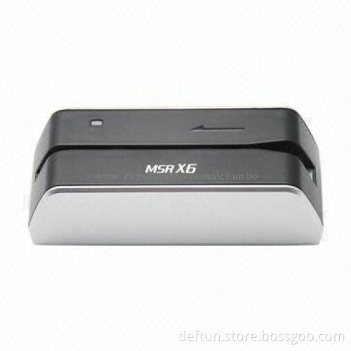 Hico Magnetic Card Reader and Writer than MSR606, Silver, Black Colors
